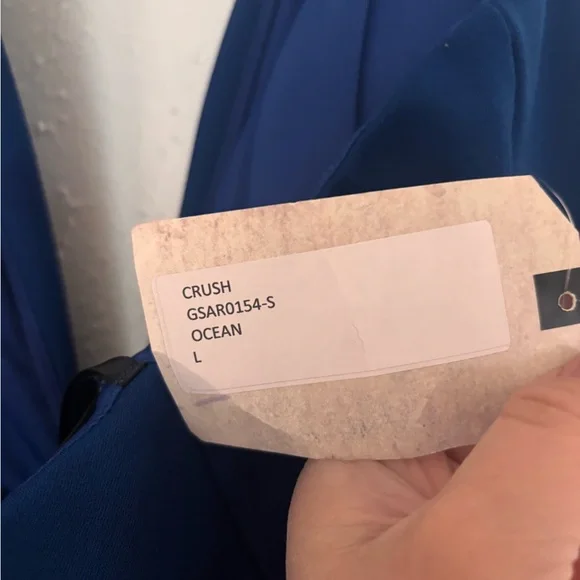 Katie May Crush Gown NWT Ocean Large - Picture 7 of 7